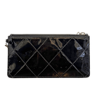 Chanel Quilted Patent Leather Chain Pochette