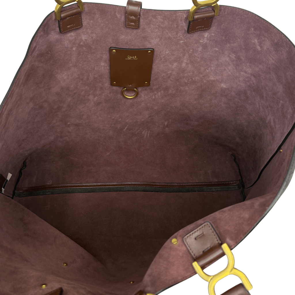 Chloe Large Suede Reversible Marcie Tote
