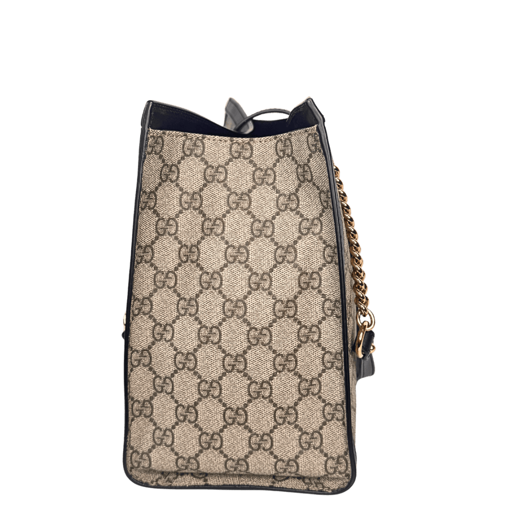 Gucci GG Supreme Padlock Chain Bag