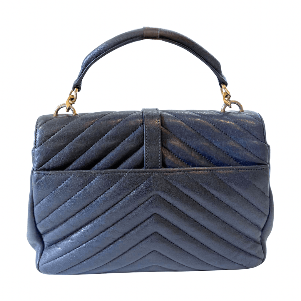 Saint Laurent Small Leather College Bag