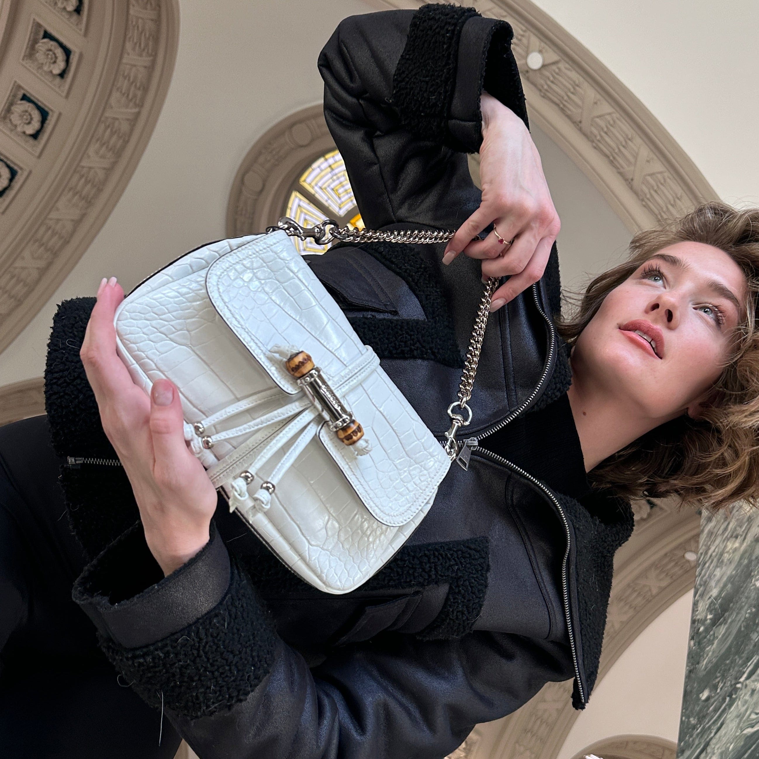 GUCCI 超レア物！クロシェットベレー　保存袋付き GUCCI 超レア物！クロシェットベレー 保存袋付き