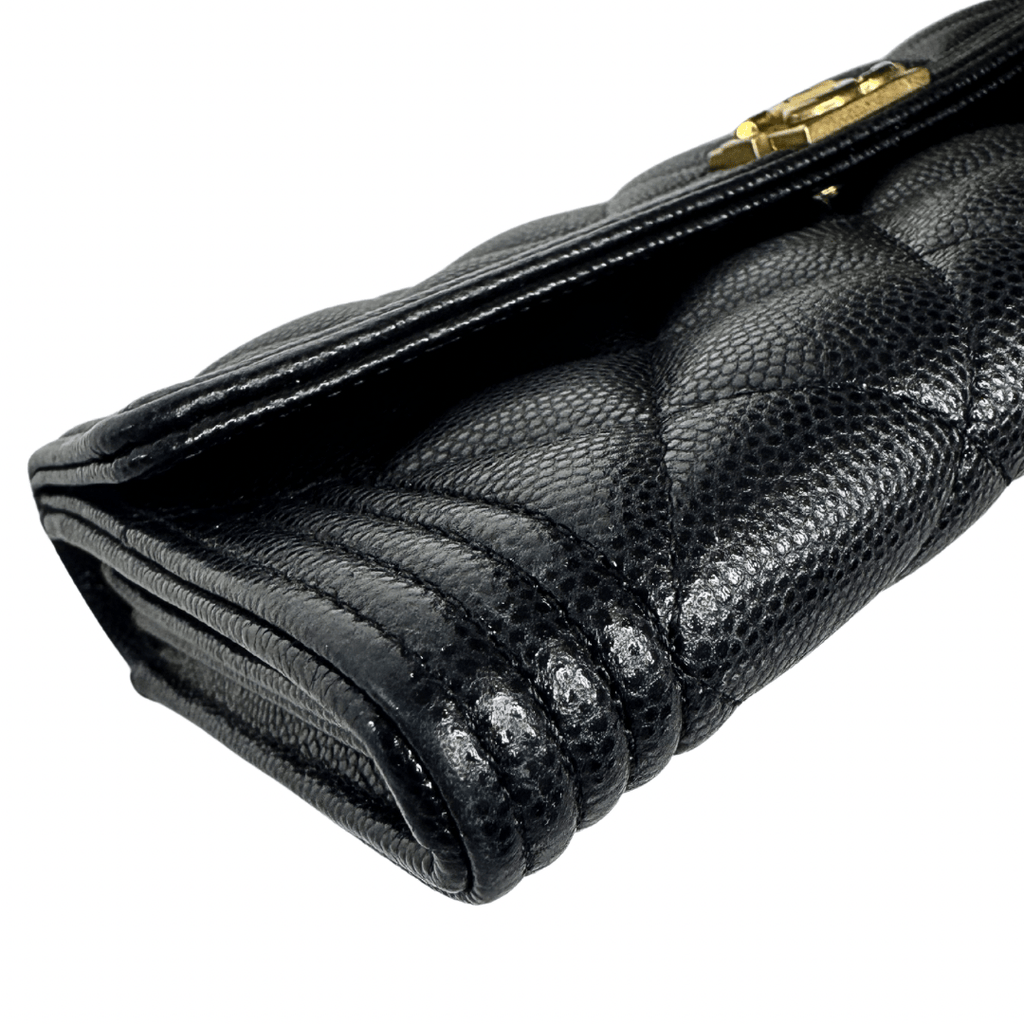 Chanel CC Boy Continental Flap Wallet