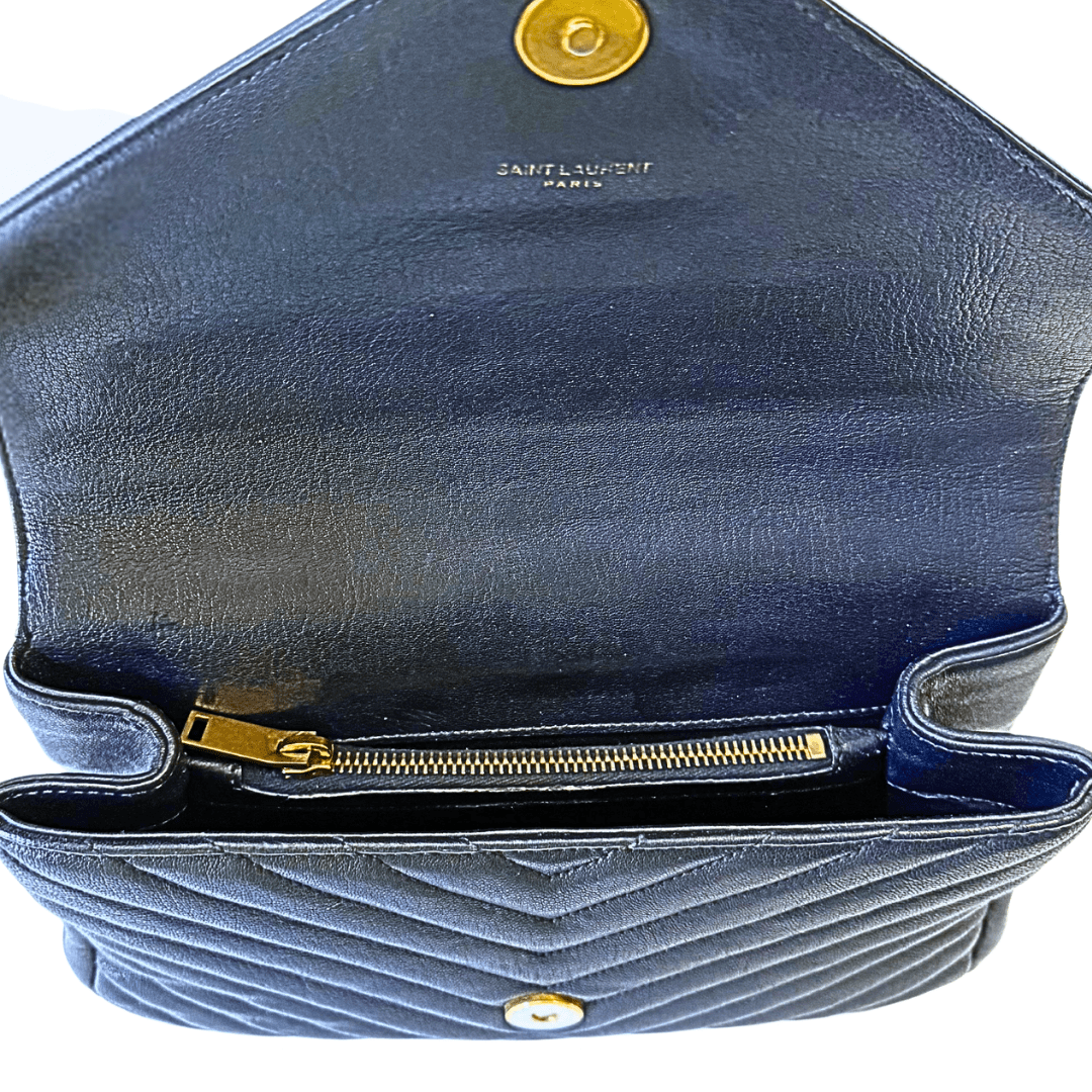 Saint Laurent Small Leather College Bag