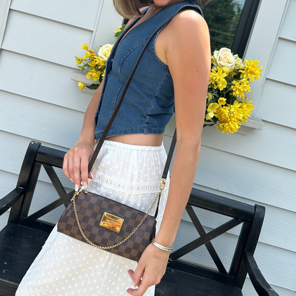 Louis Vuitton Damier Ebene Eva Pochette