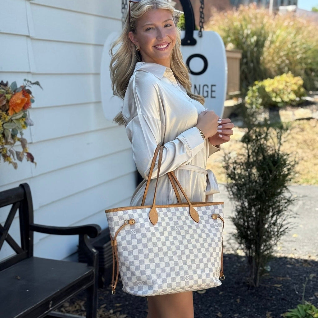 Louis Vuitton Damier Azur Neverfull MM