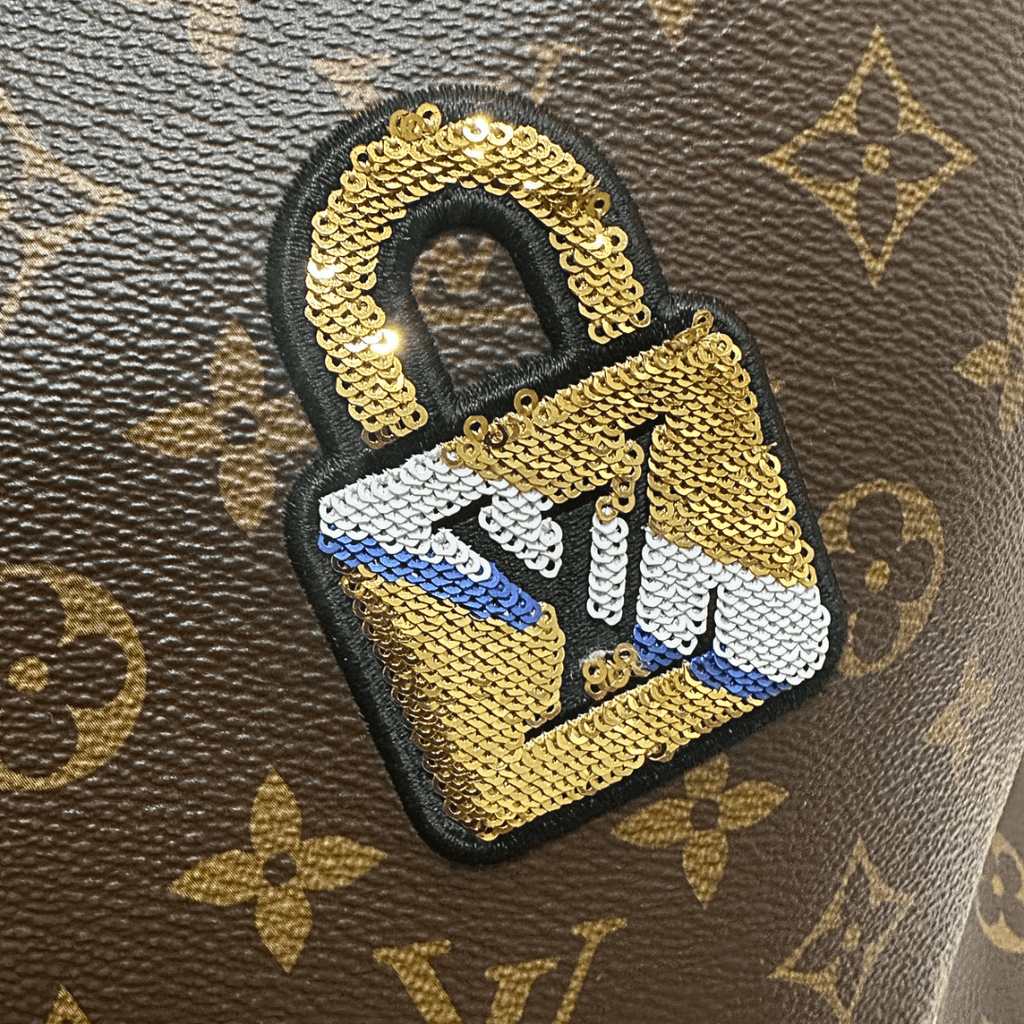 Louis Vuitton Monogram Neverfull MM Patches Tote w/ Pouch