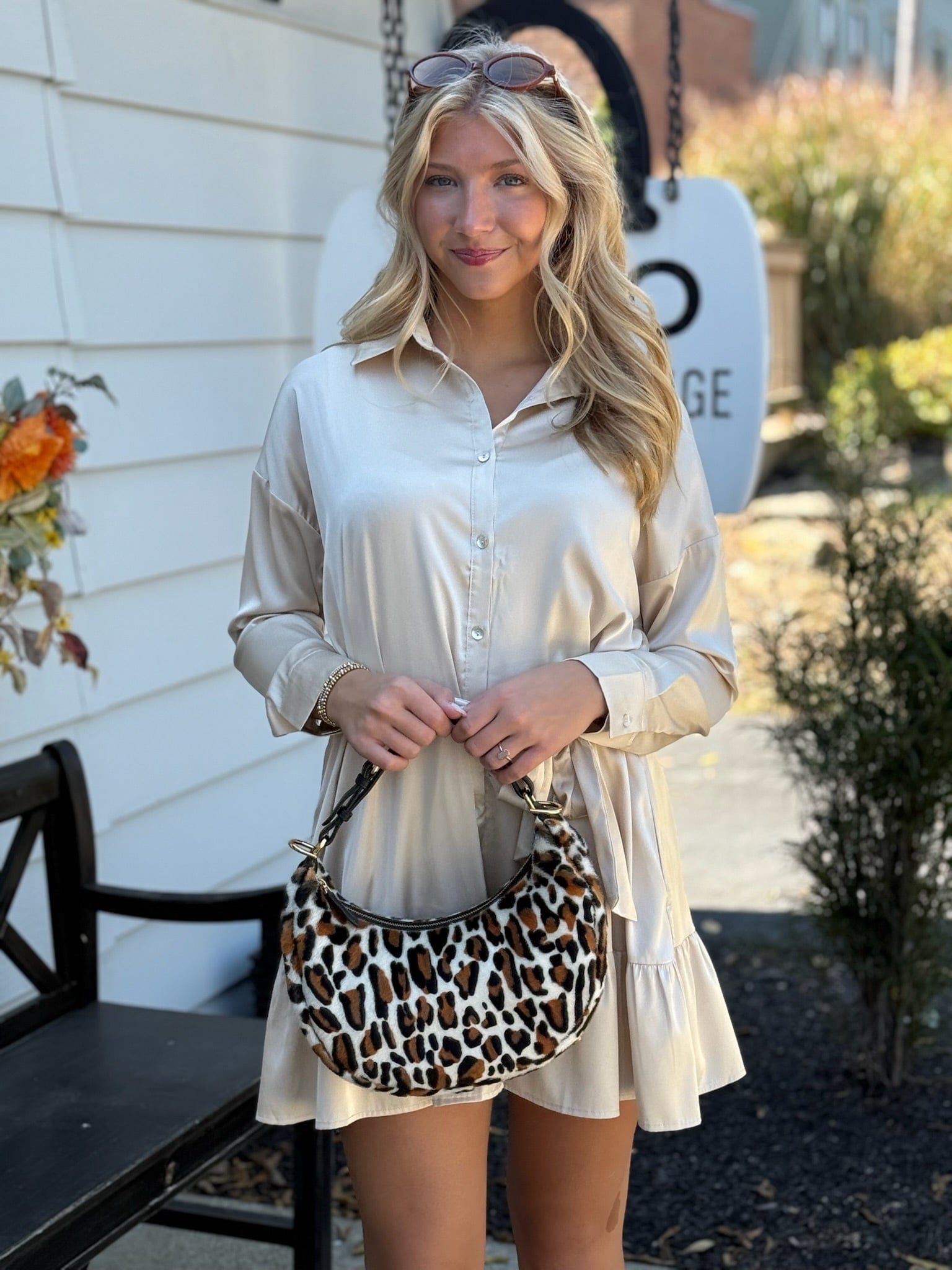 Fendi Fendigraphy Leopard Print Leather and Fur Handbag Hobo