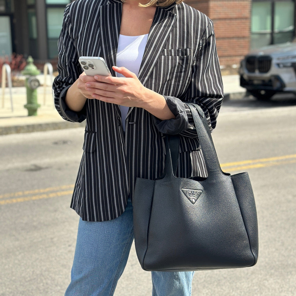 Prada Vitello Daino Leather Dynamique Bag