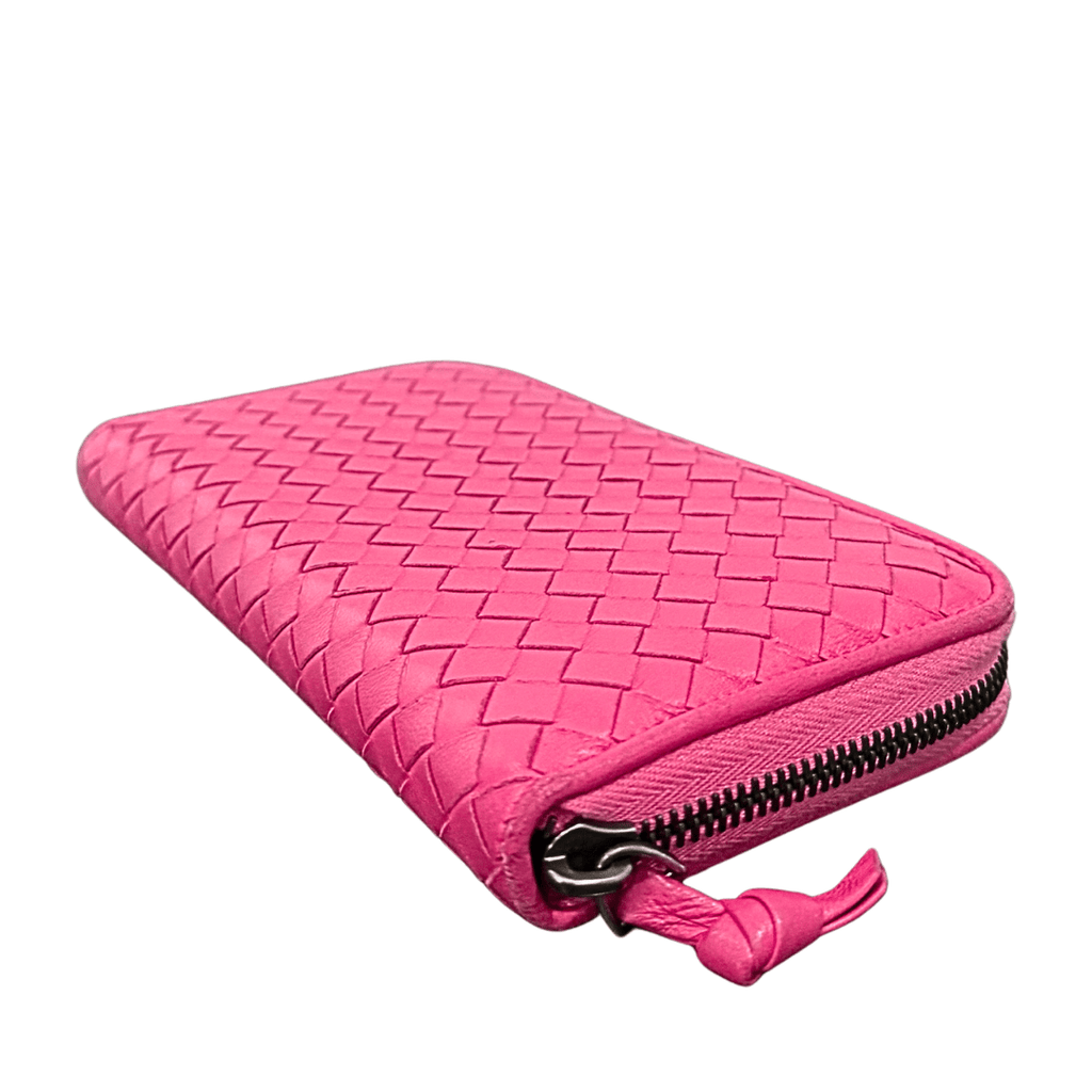 Bottega Veneta Intrecciato Zip Around Wallet Bottega Veneta Intrecciato Zip Around Wallet
