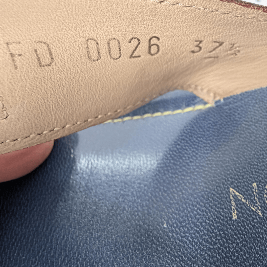 Louis Vuitton Monogram Denim Flat Sandals Flip Flops