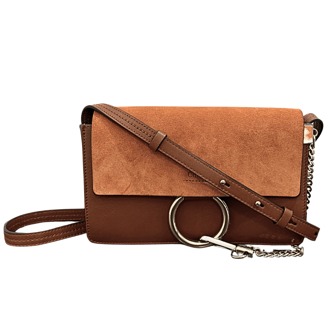 Chloe Suede Faye Crossbody