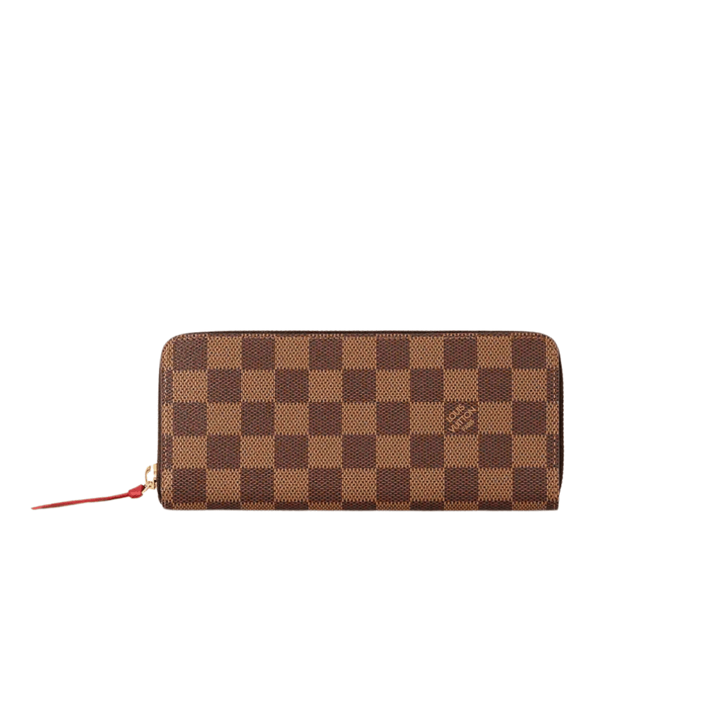 Louis Vuitton Damier Ebene Clemence Zippy Wallet