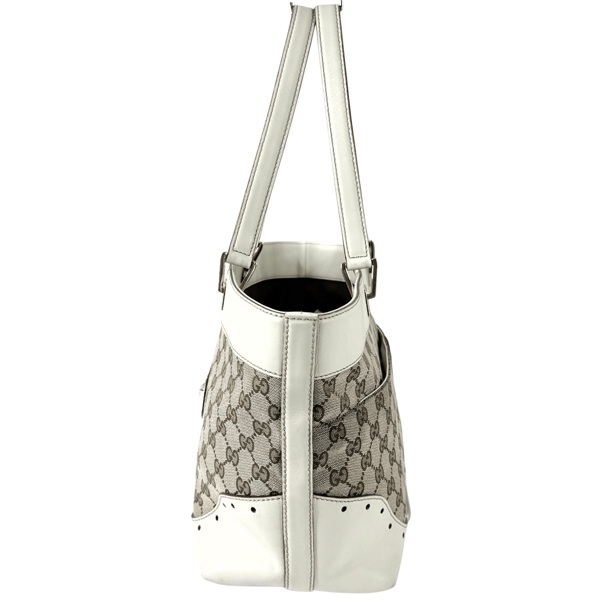 Gucci GG Canvas Horsebit Punch Tote
