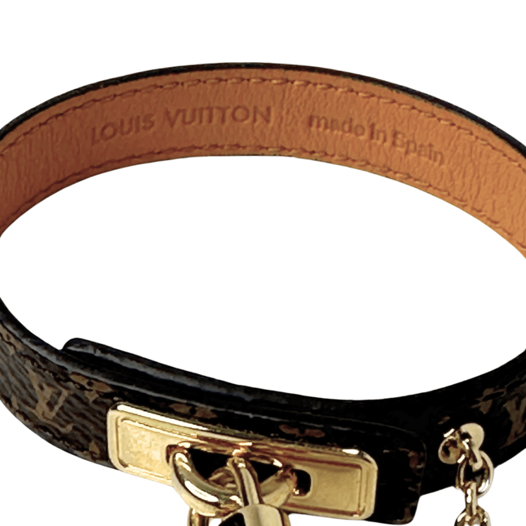 Louis Vuitton Monogram Unlock Canvas Bracelet