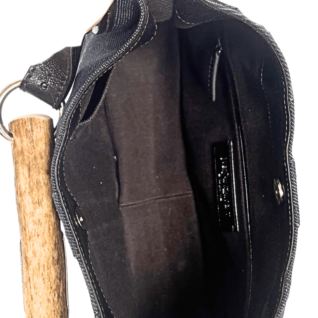 Saint Laurent Blue Denim Mombasa Shoulder Bag