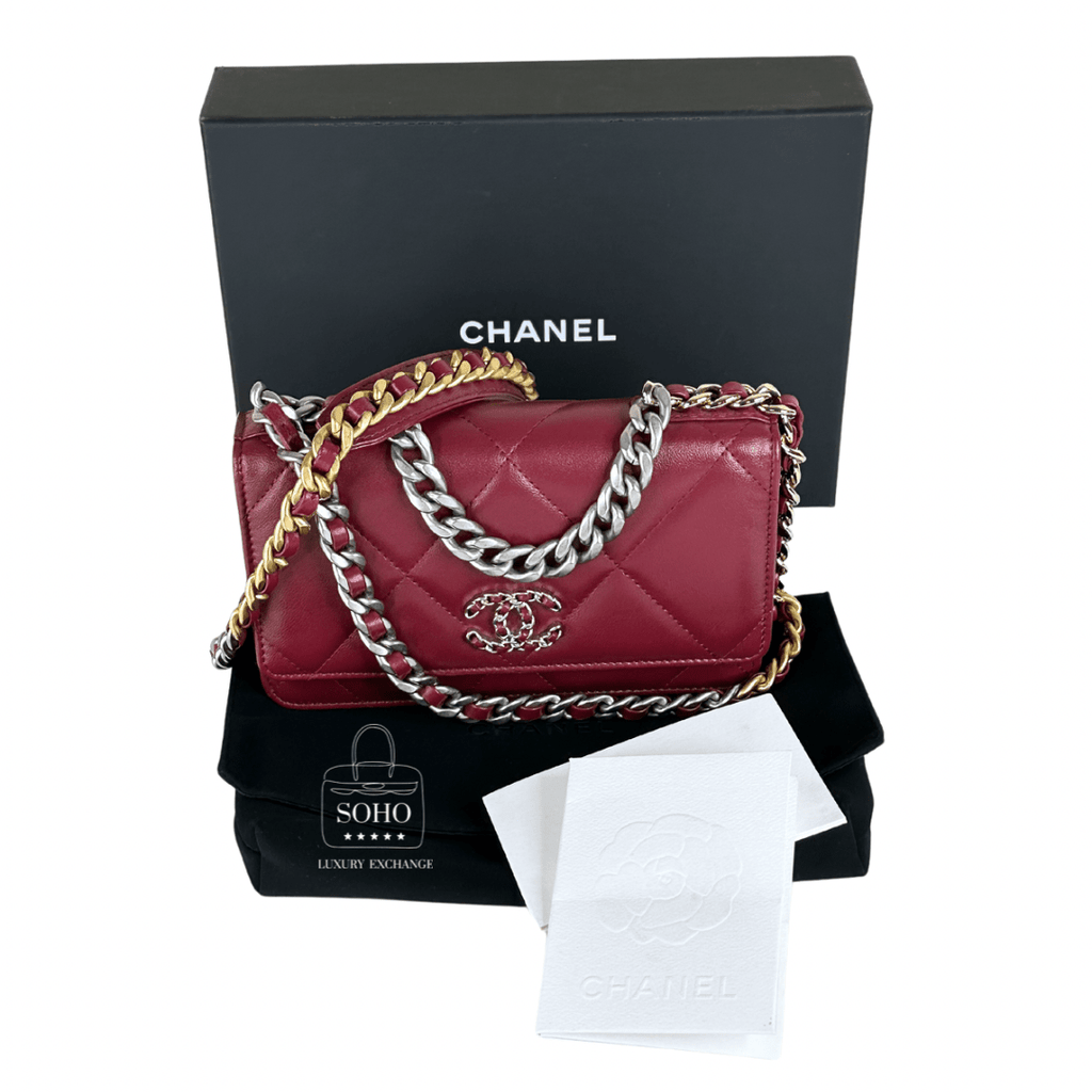 Chanel 19 Quilted Wallet on Chain