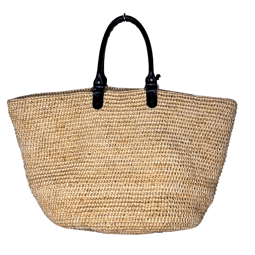 Balenciaga Raffia Panier Tote