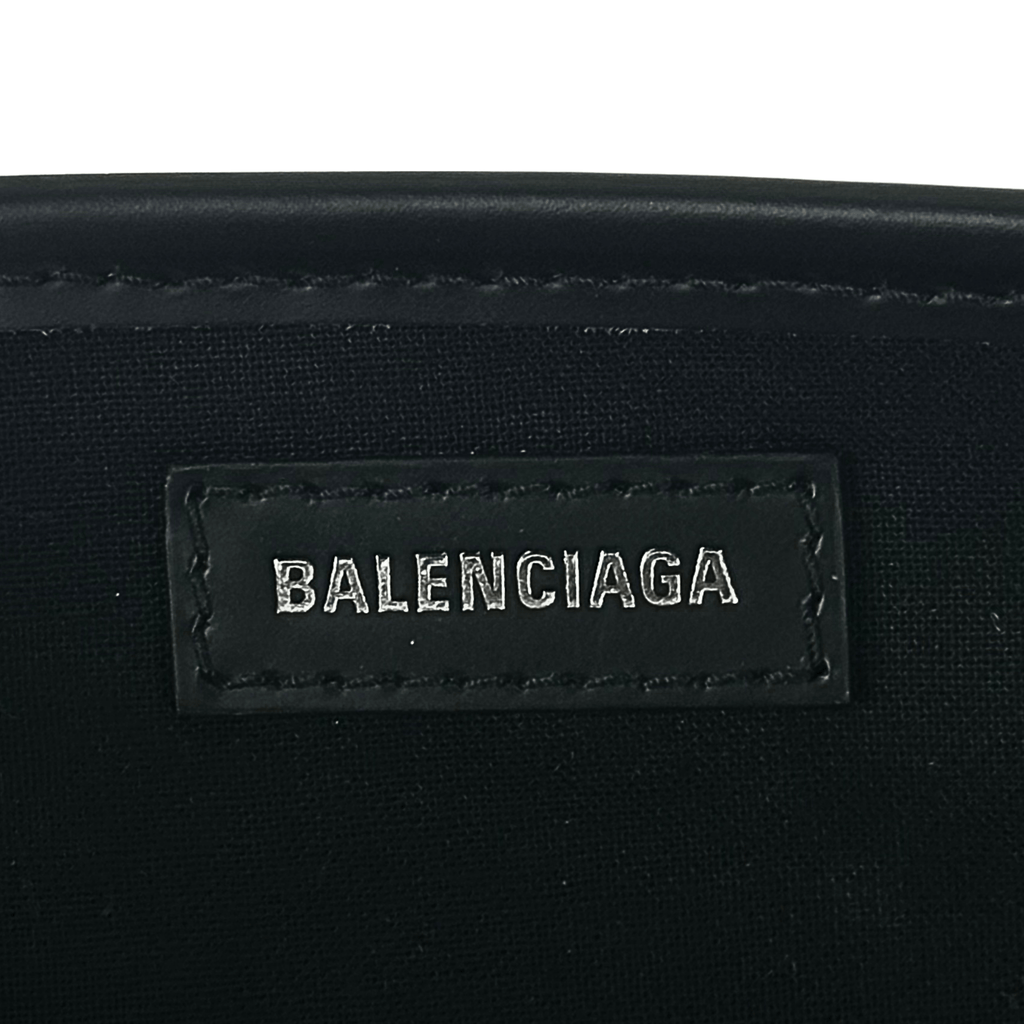 Balenciaga Cabas Canvas Logo Tote with Pouch
