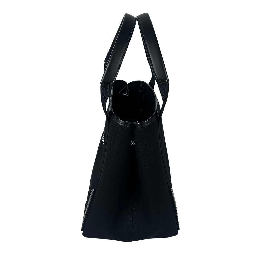 Balenciaga Cabas Canvas Logo Tote with Pouch