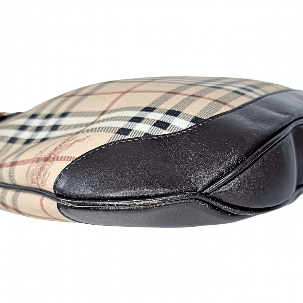 Burberry Haymarket Hobo Bag