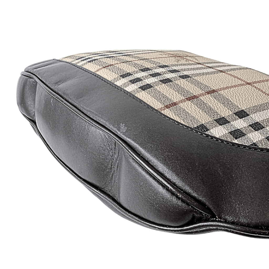 Burberry Haymarket Hobo Bag