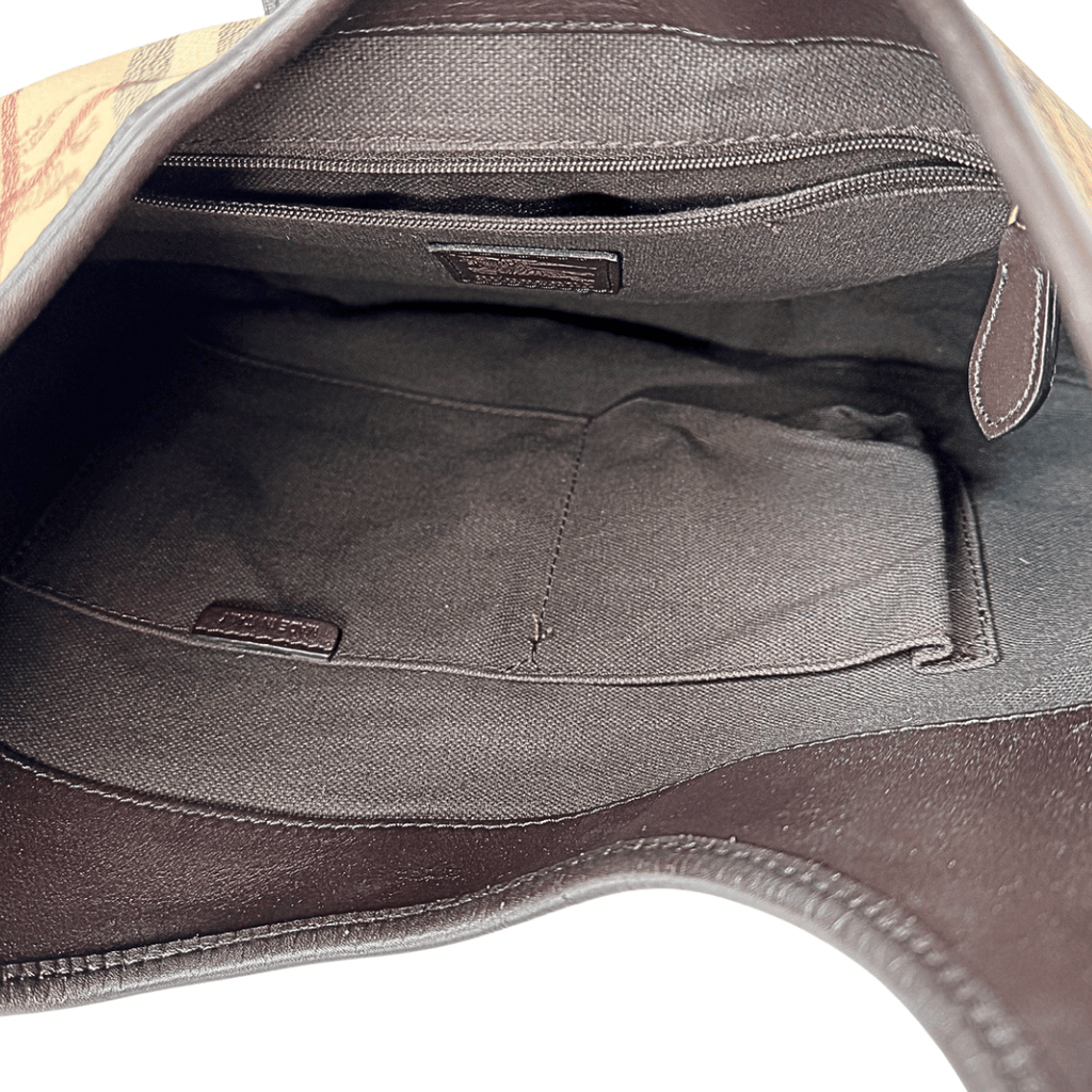 Burberry Haymarket Hobo Bag