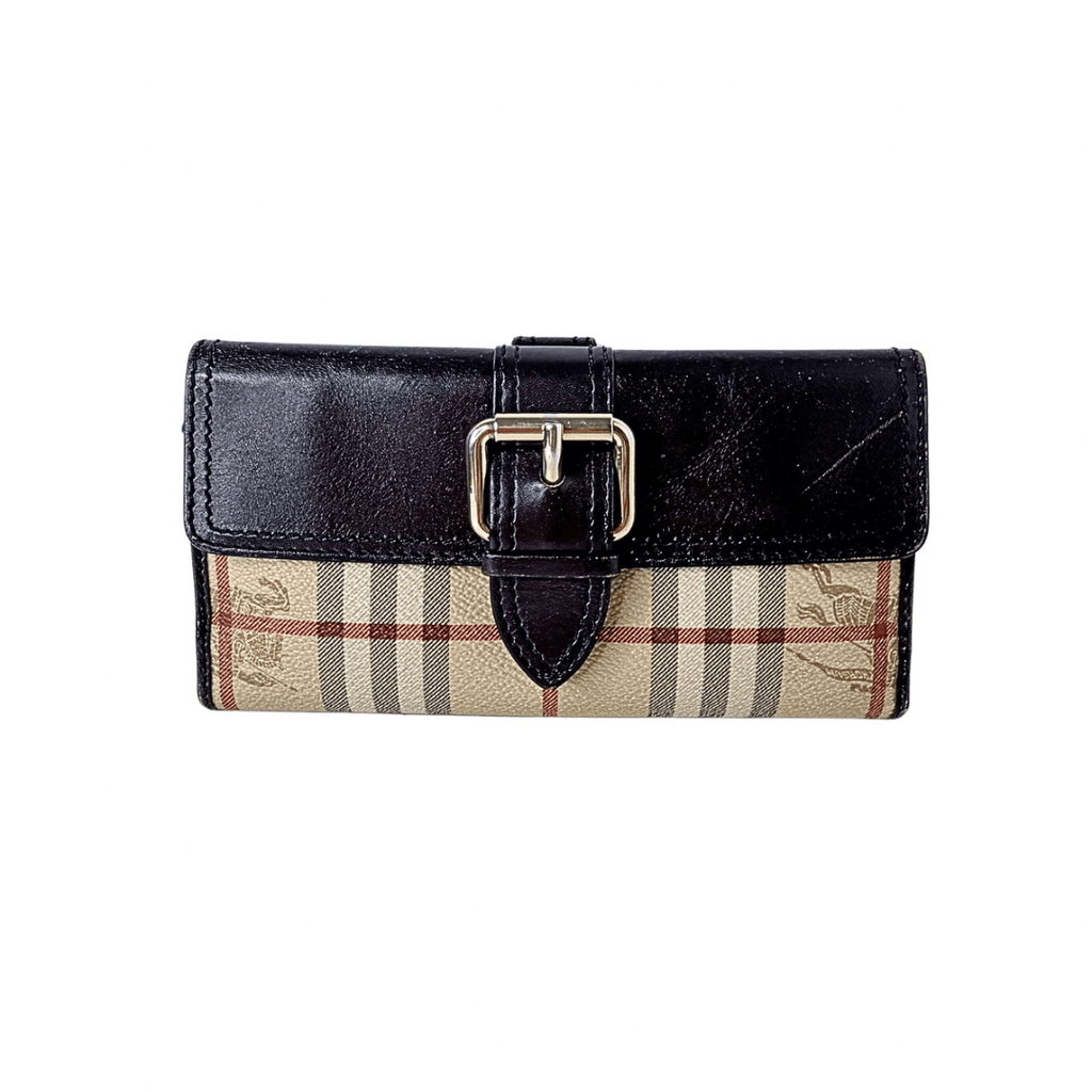 Burberry Haymarket Check Wallet