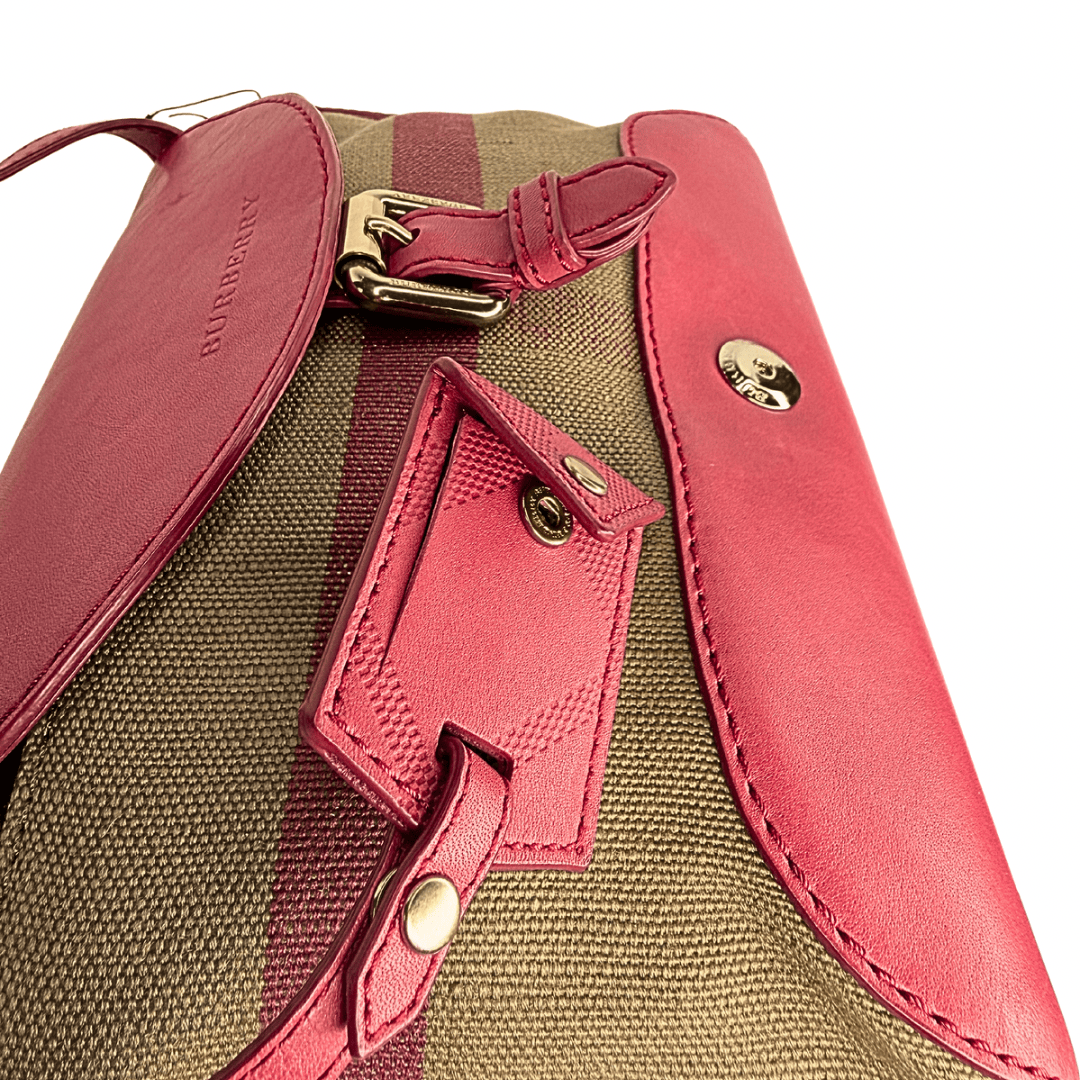 Burberry House Check Henham Leather Crossbody