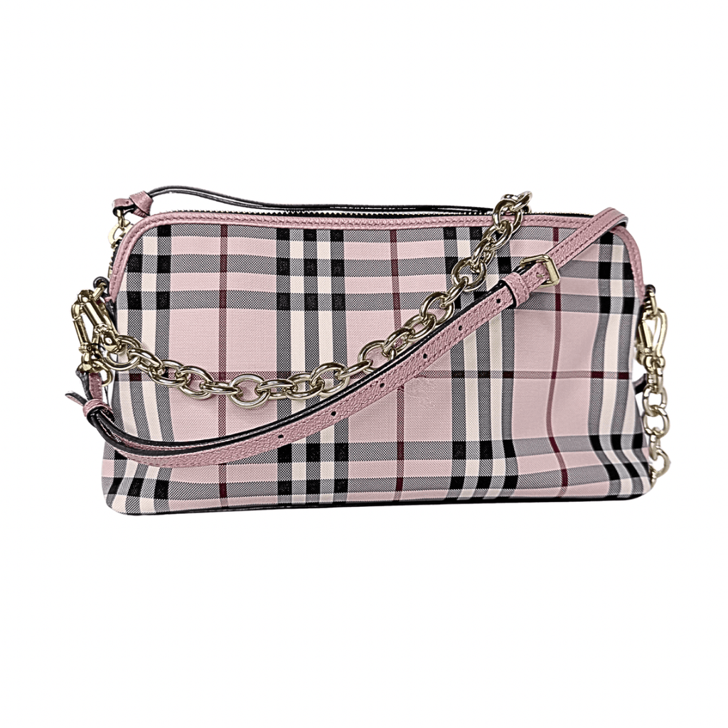 Burberry Horseferry Check Pink Crossbody