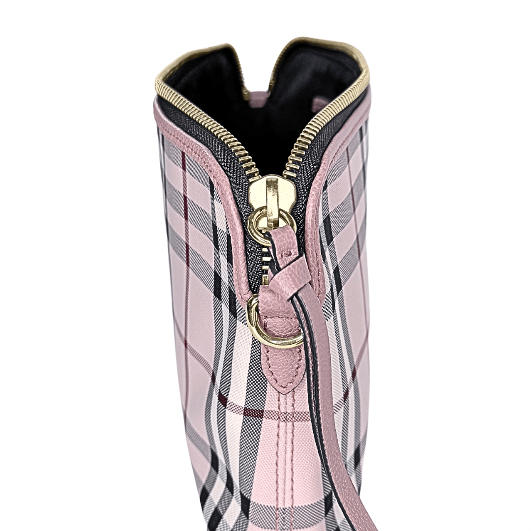 Burberry Horseferry Check Pink Crossbody