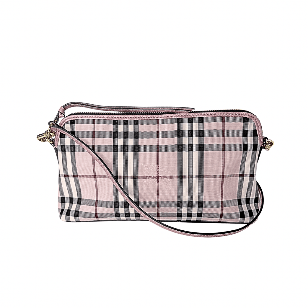 Burberry Horseferry Check Pink Crossbody