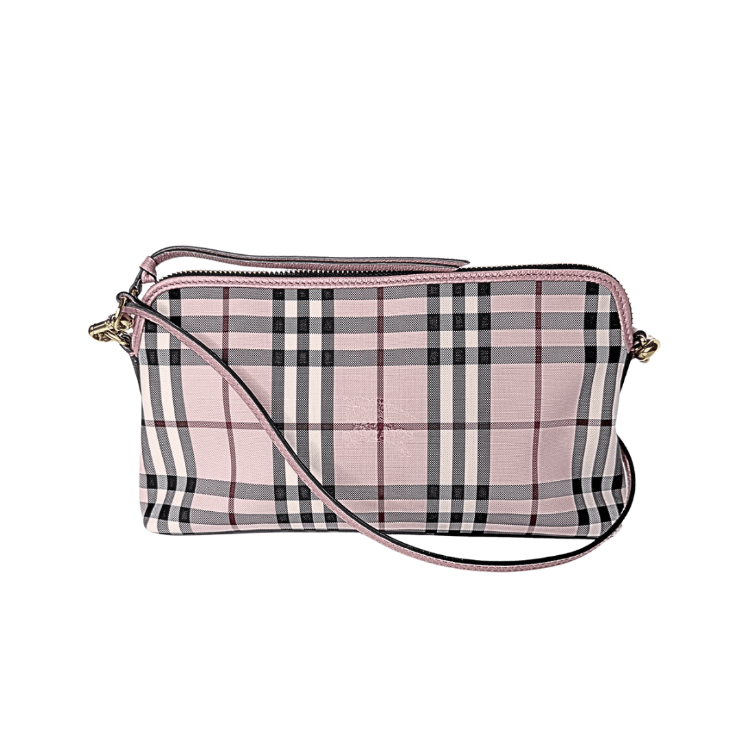Burberry Horseferry Check Pink Crossbody