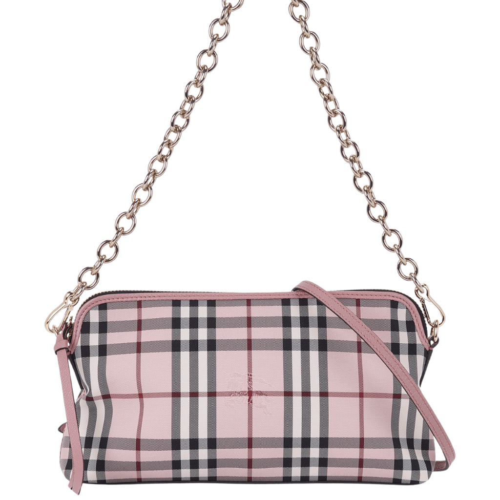 Burberry Horseferry Check Pink Crossbody