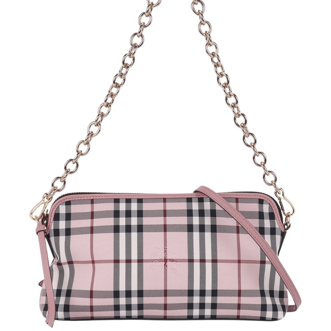 Burberry Horseferry Check Pink Crossbody