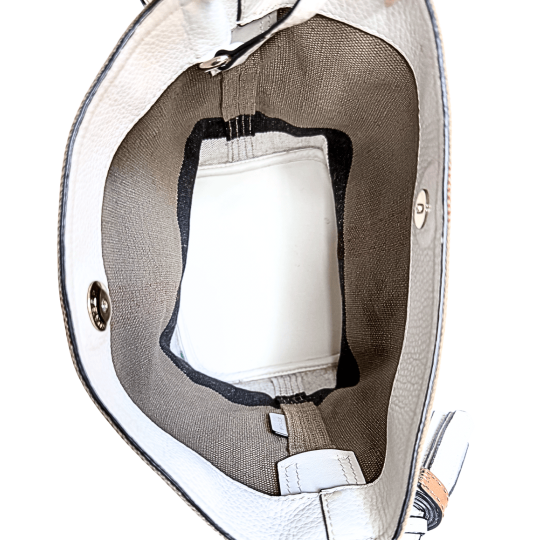 Burberry Mini Mega Check Ashby Bucket Bag