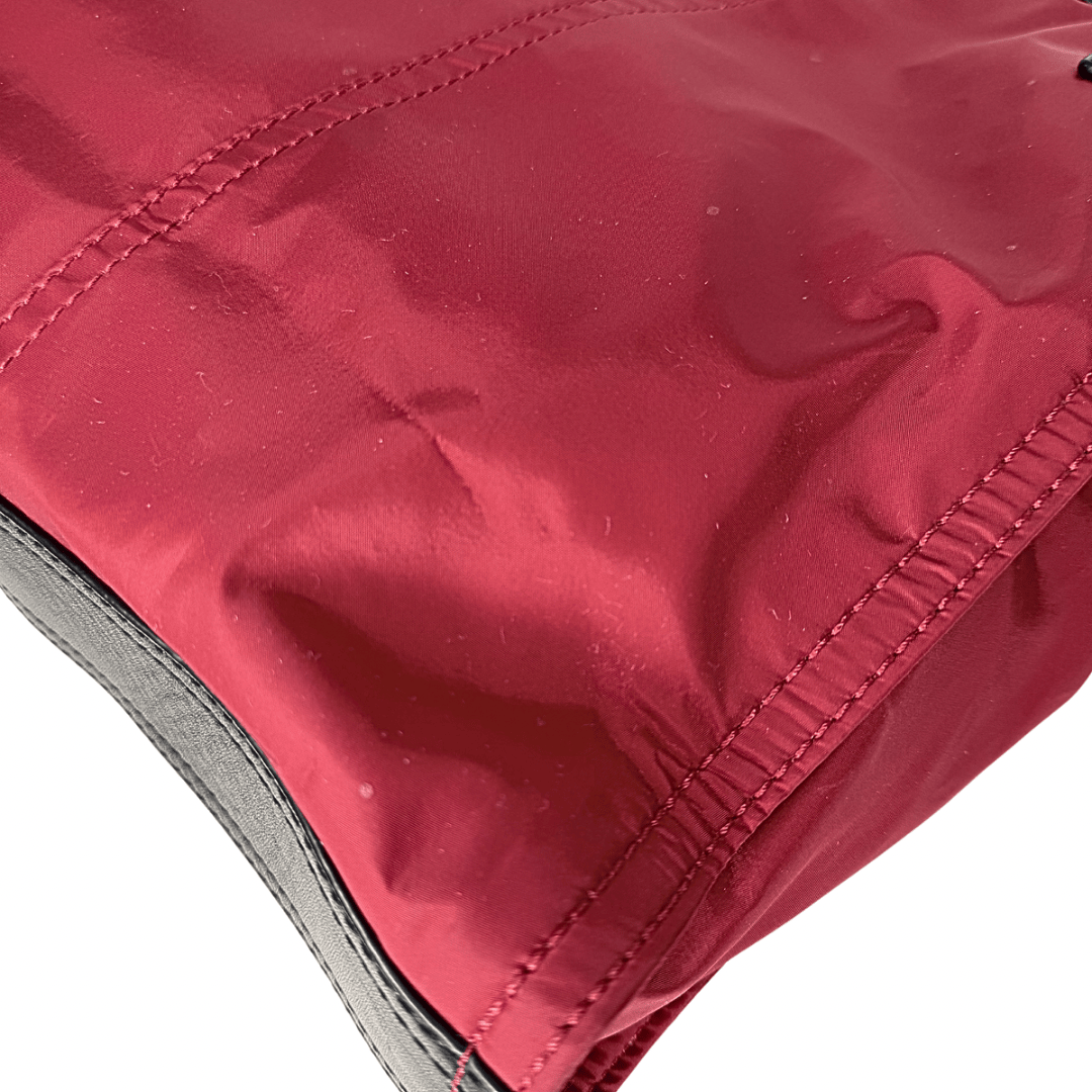 Burberry Red Nylon Buckleigh Tote
