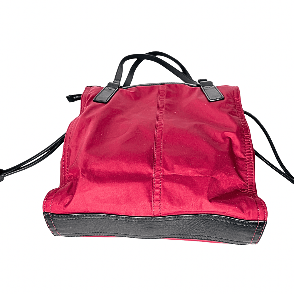 Burberry Red Nylon Buckleigh Tote