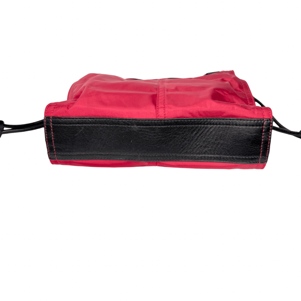 Burberry Red Nylon Buckleigh Tote