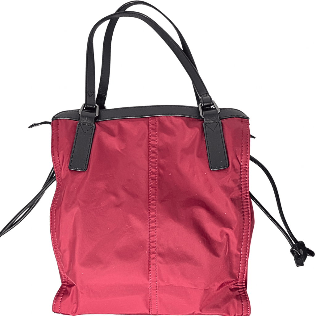Burberry Red Nylon Buckleigh Tote