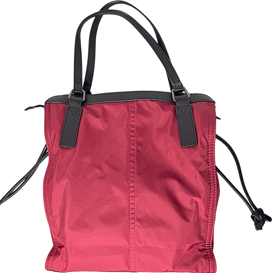 Burberry Red Nylon Buckleigh Tote