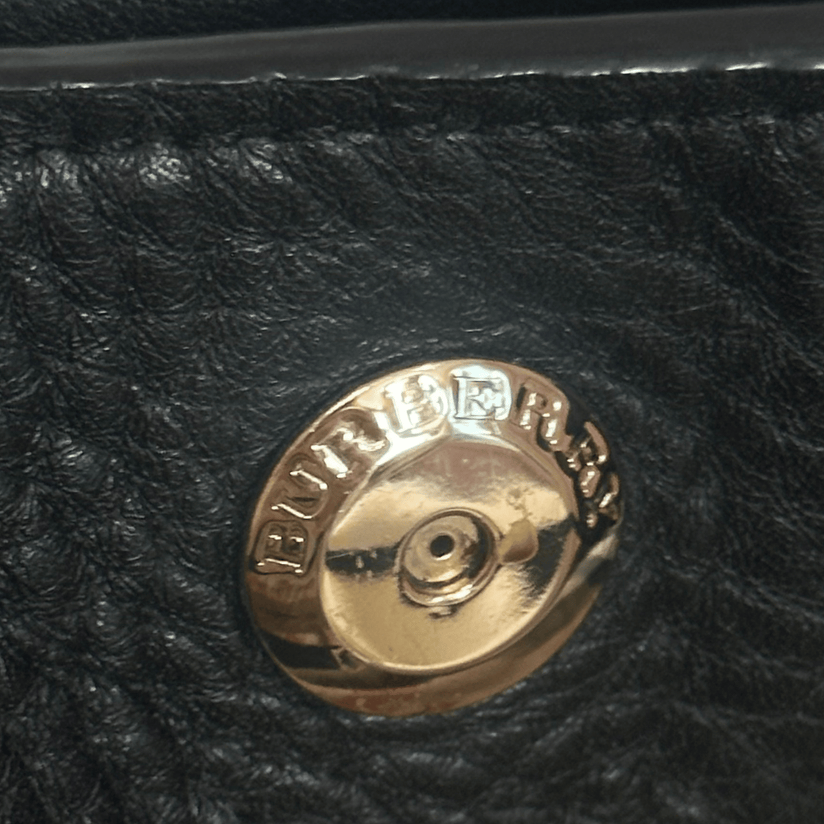 Burberry Maidstone Leather Hobo Bucket Bag