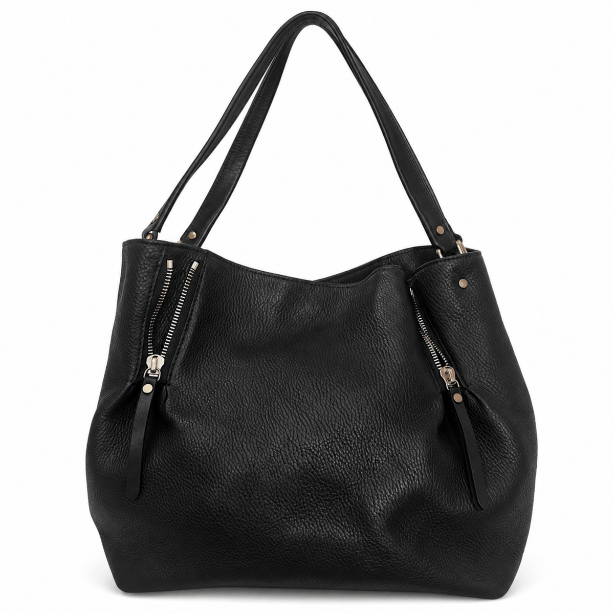Burberry Maidstone Leather Hobo Bucket Bag