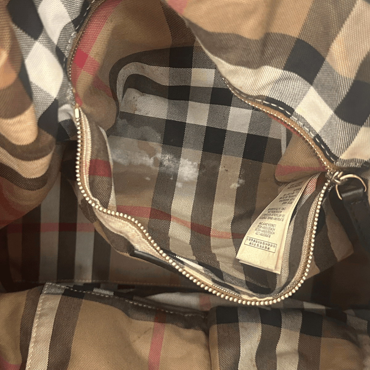 Burberry Maidstone Leather Hobo Bucket Bag