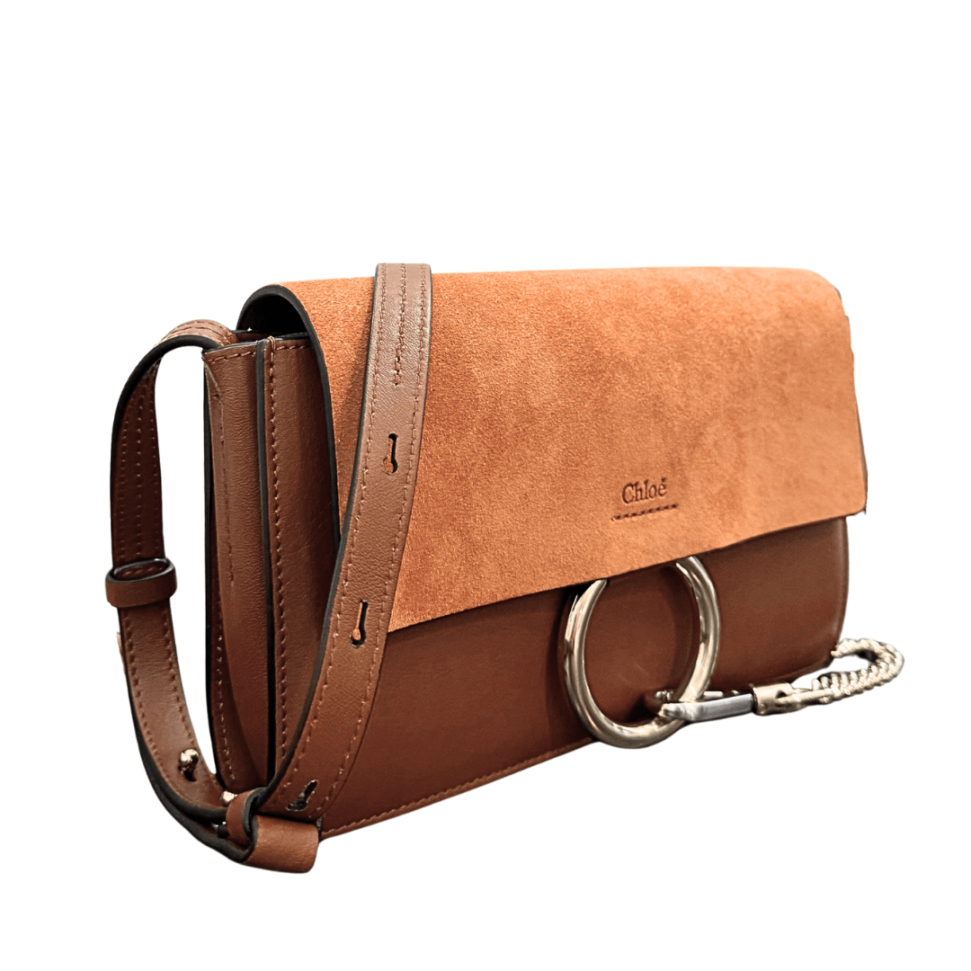 Chloe Suede Faye Crossbody