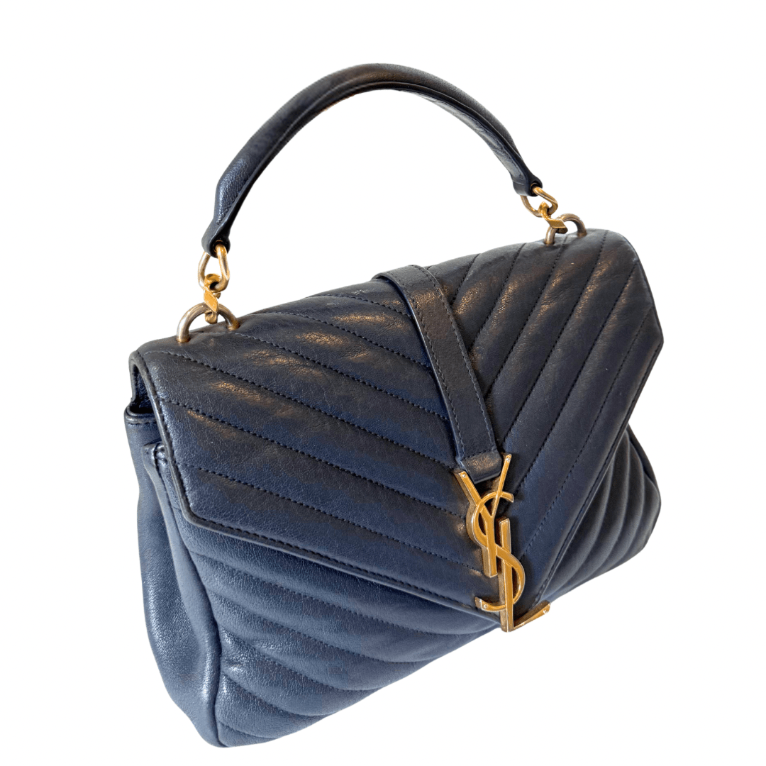 Saint Laurent Small Leather College Bag