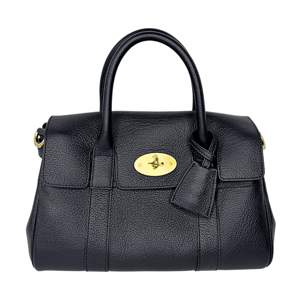 Mulberry Bayswater Black Satchel