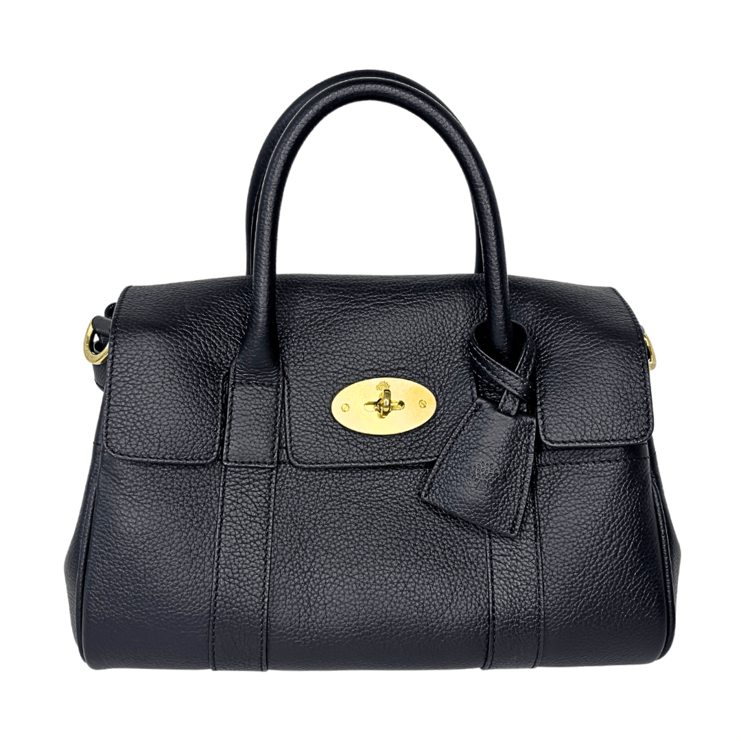 Mulberry Bayswater Black Satchel