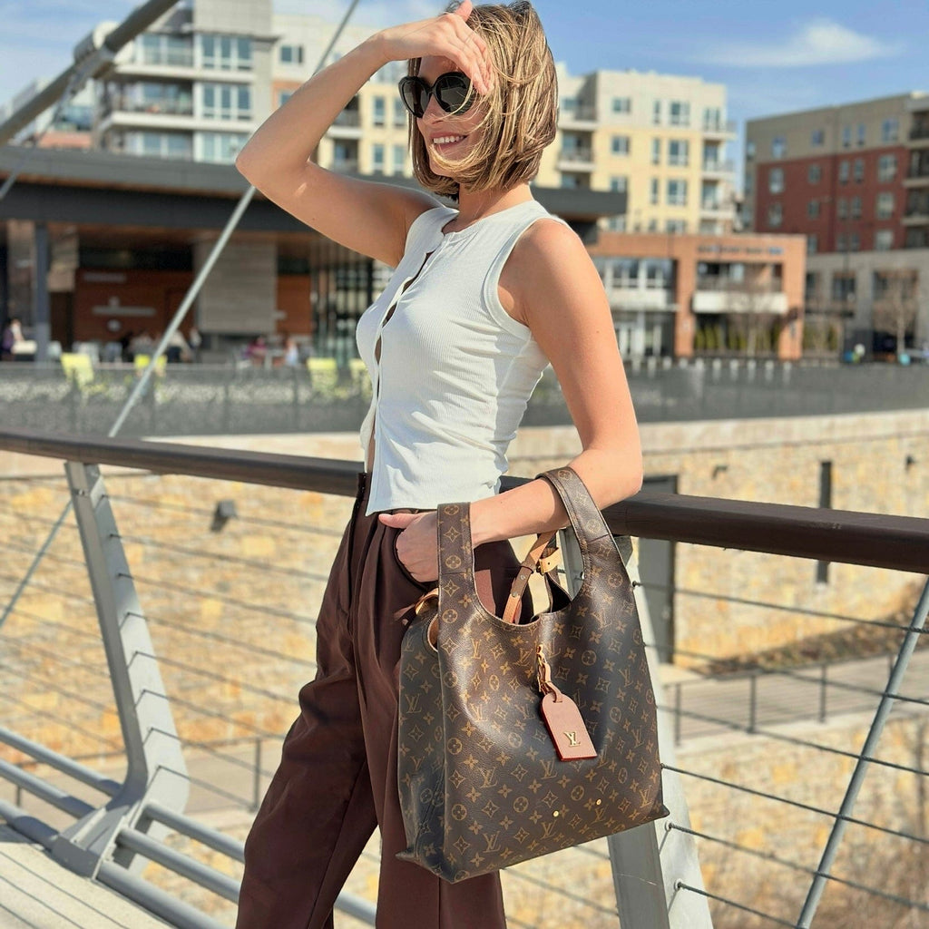 Louis Vuitton Monogram Atlantis GM Bag & Wristlet