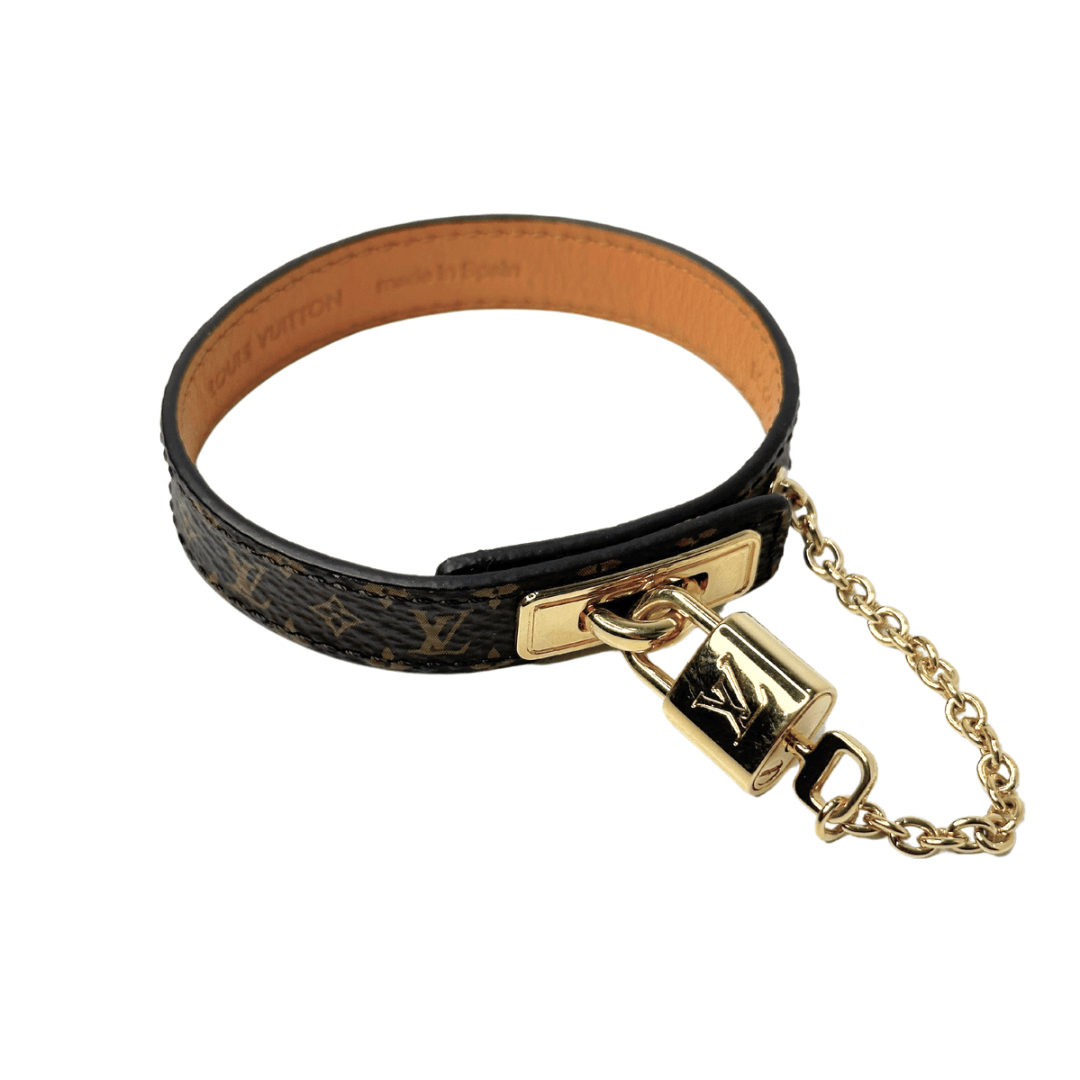 Louis Vuitton Monogram Unlock Canvas Bracelet