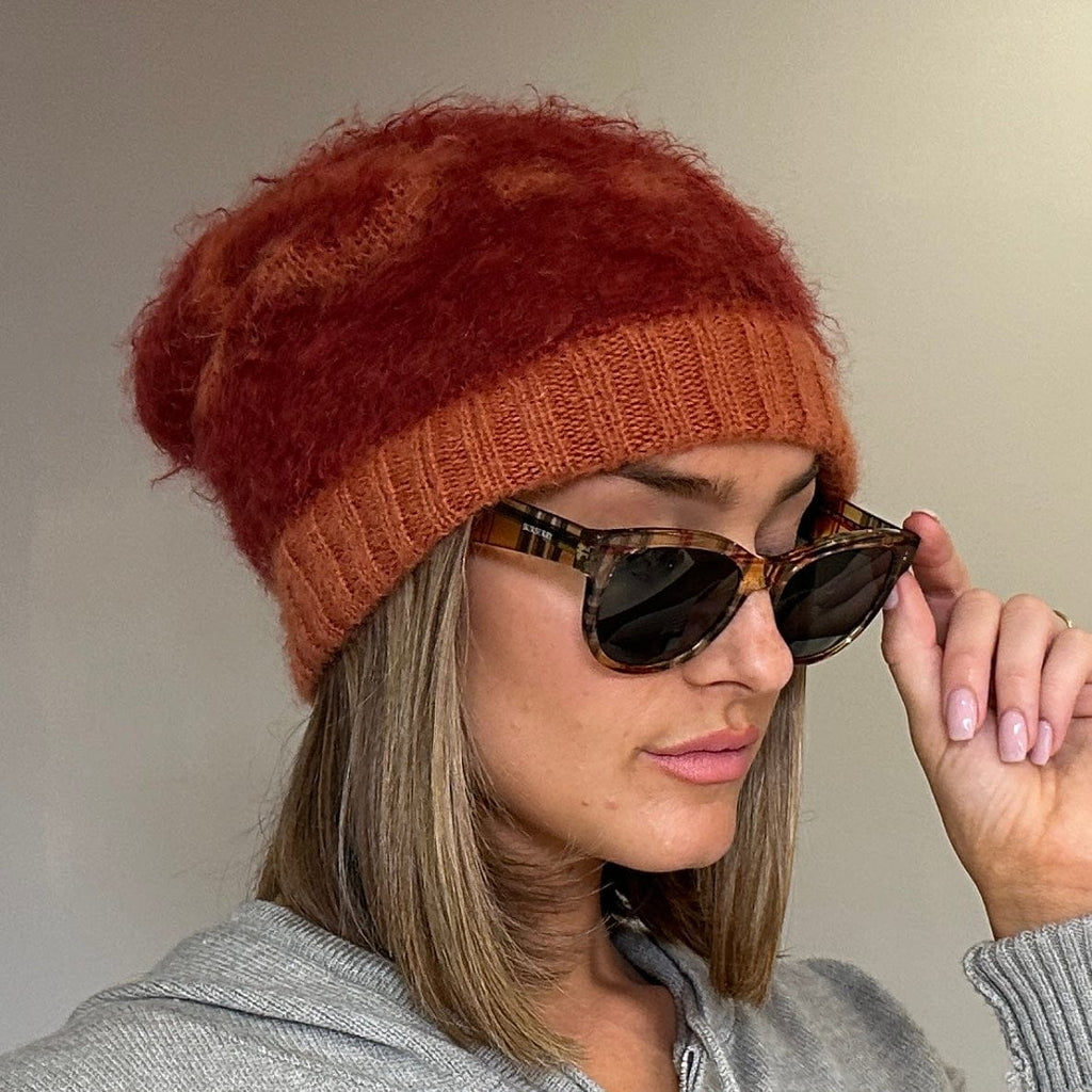 Gucci Mohair GG Knitted Beanie Hat